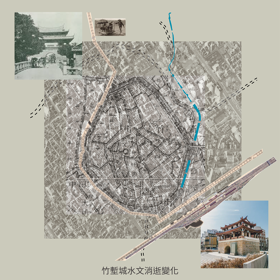 竹塹城水文消失變化